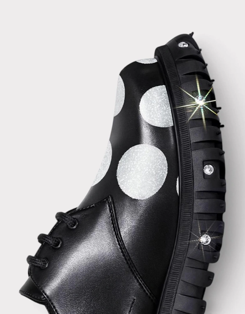 Swarovski x Phileo 005 Crystal Derby shoe Black