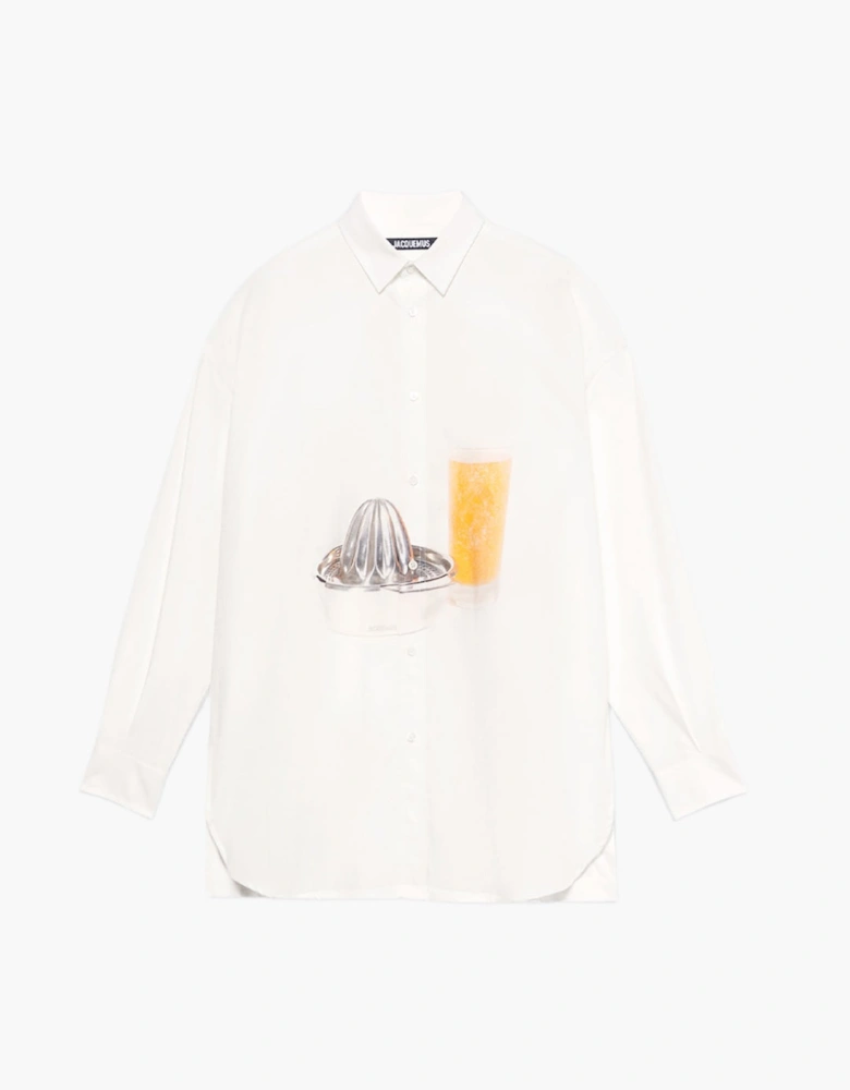 La Chemise Toutou Print Orange Juice