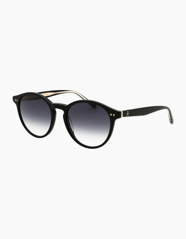 Tommy Hilfiger Women's Black Round Sunglasses