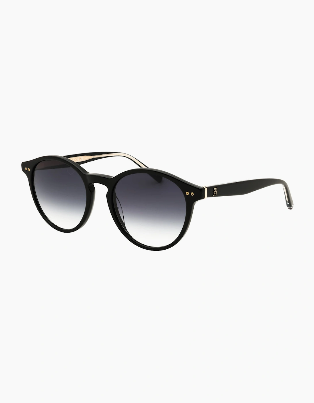 Tommy Hilfiger Women's Black Round Sunglasses