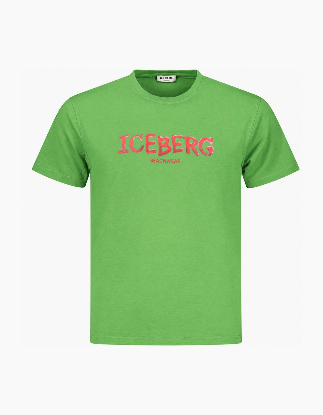 Iceberg Bold Logo Green T-Shirt