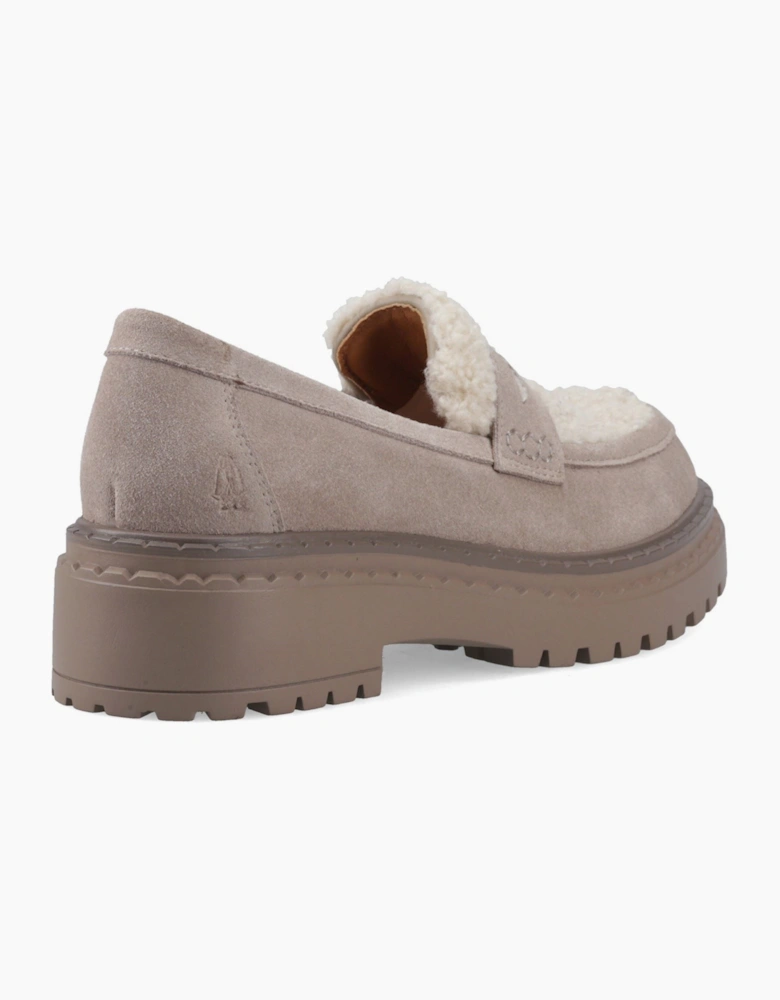 Hush Puppies Odessa Leather Women's TAUPE Loafers