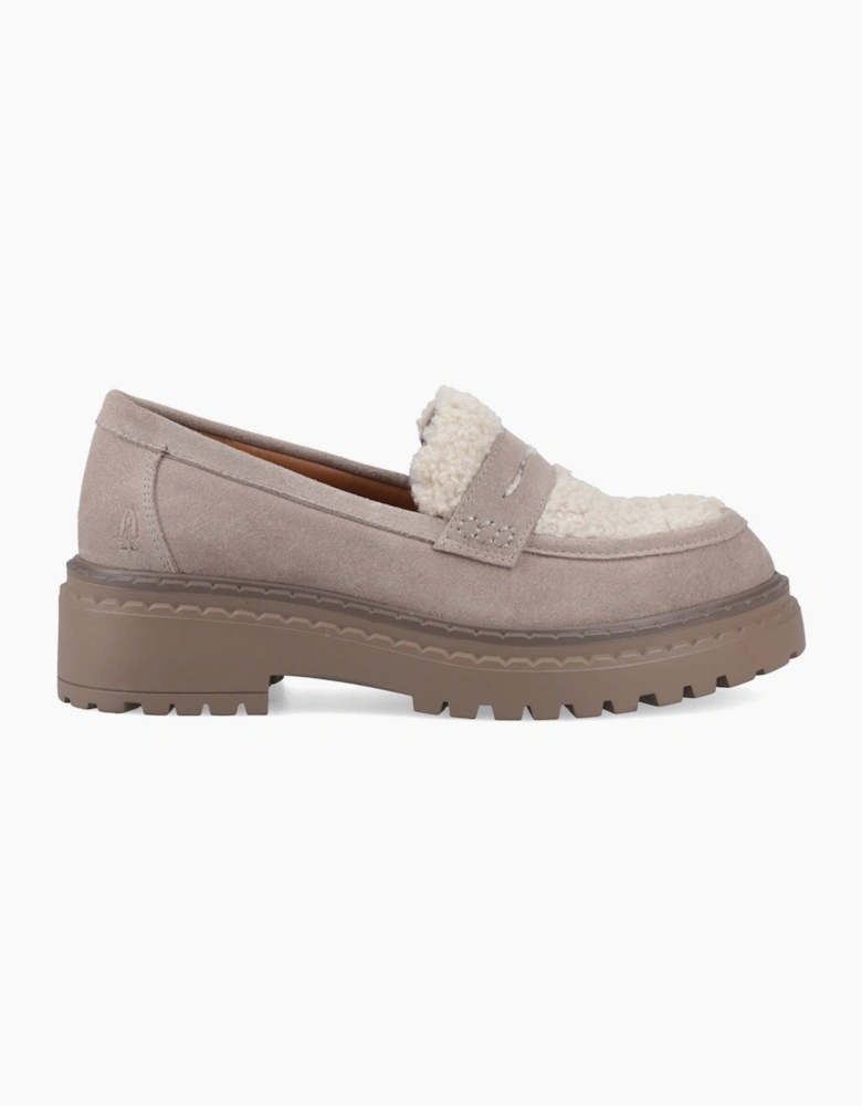 Hush Puppies Odessa Leather Women's TAUPE Loafers