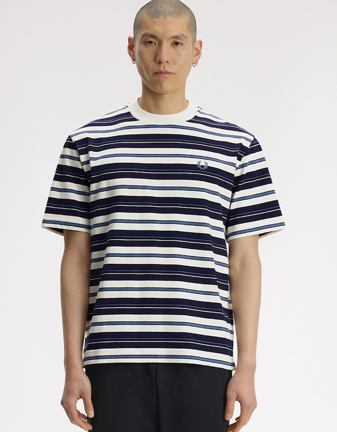 Fred Perry Heavyweight Striped T-Shirt