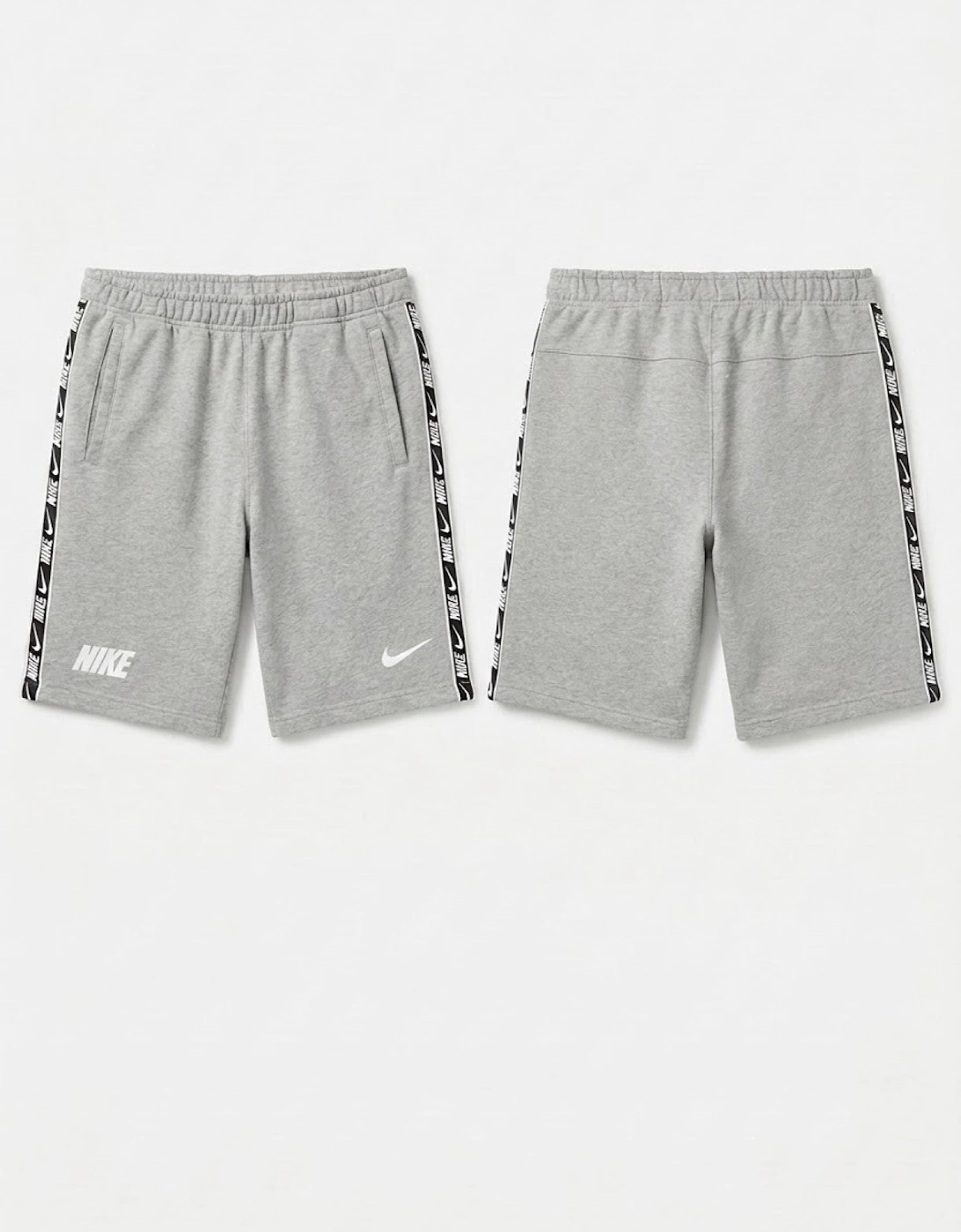 Nike Mens NSW Repeat Fleece Shorts in Grey