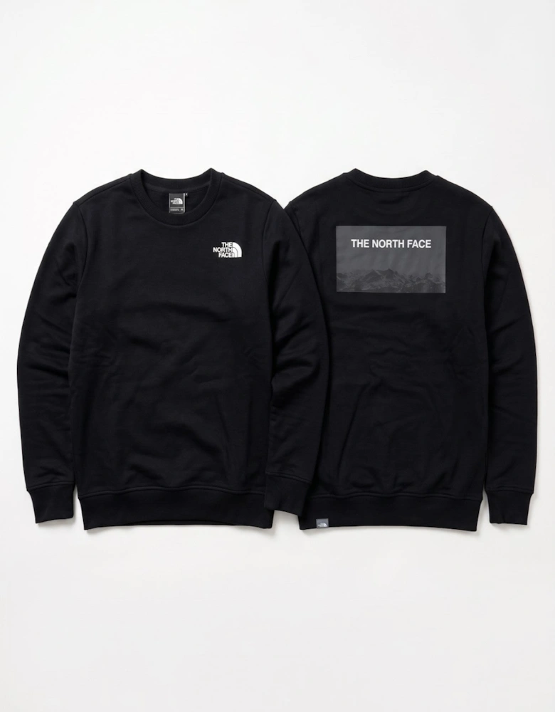 The North Face Unisex Kids Graphic Crew Sweatshirt in Black