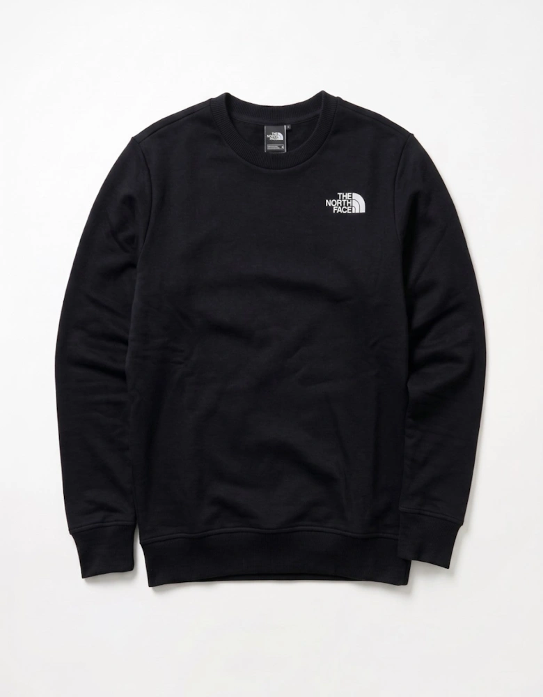 The North Face Unisex Kids Graphic Crew Sweatshirt in Black