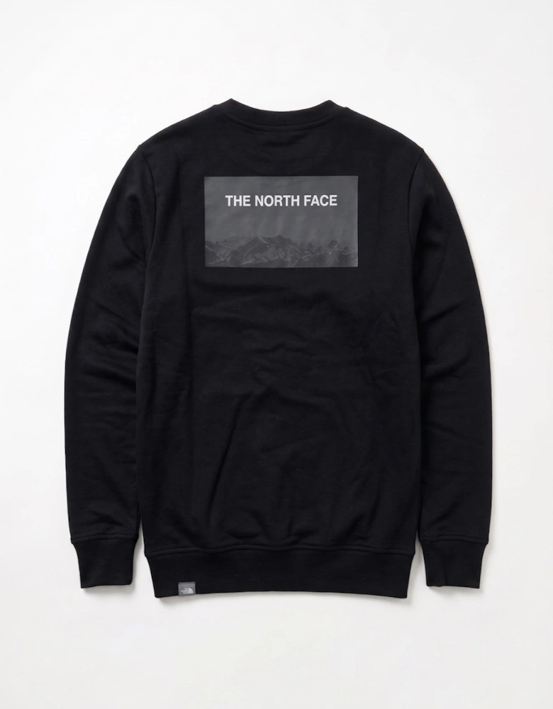 The North Face Unisex Kids Graphic Crew Sweatshirt in Black