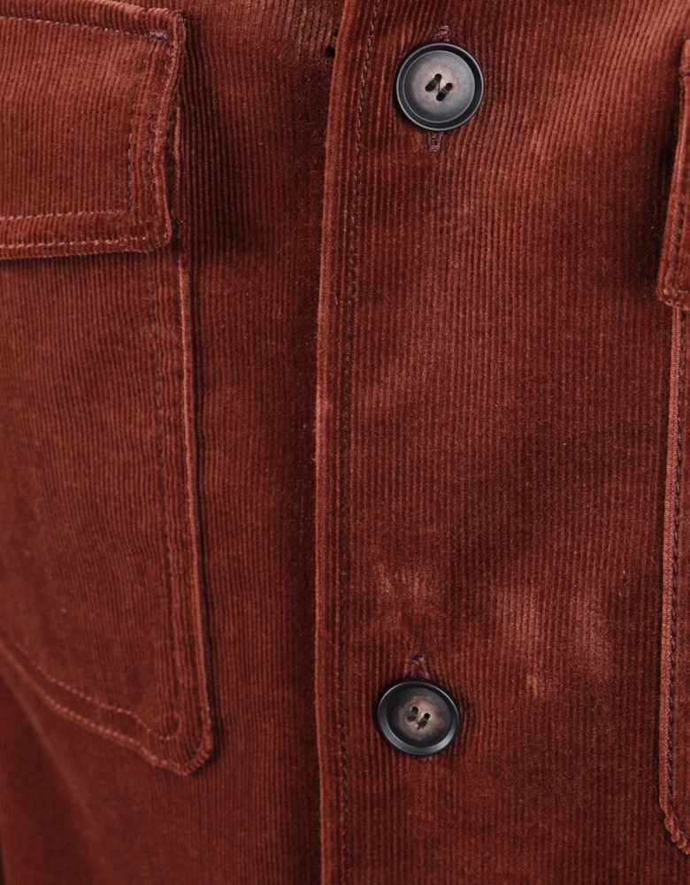 Boss Black BOSS C CARPER CORDUROY OVERSHIRT MEDIUM BROWN