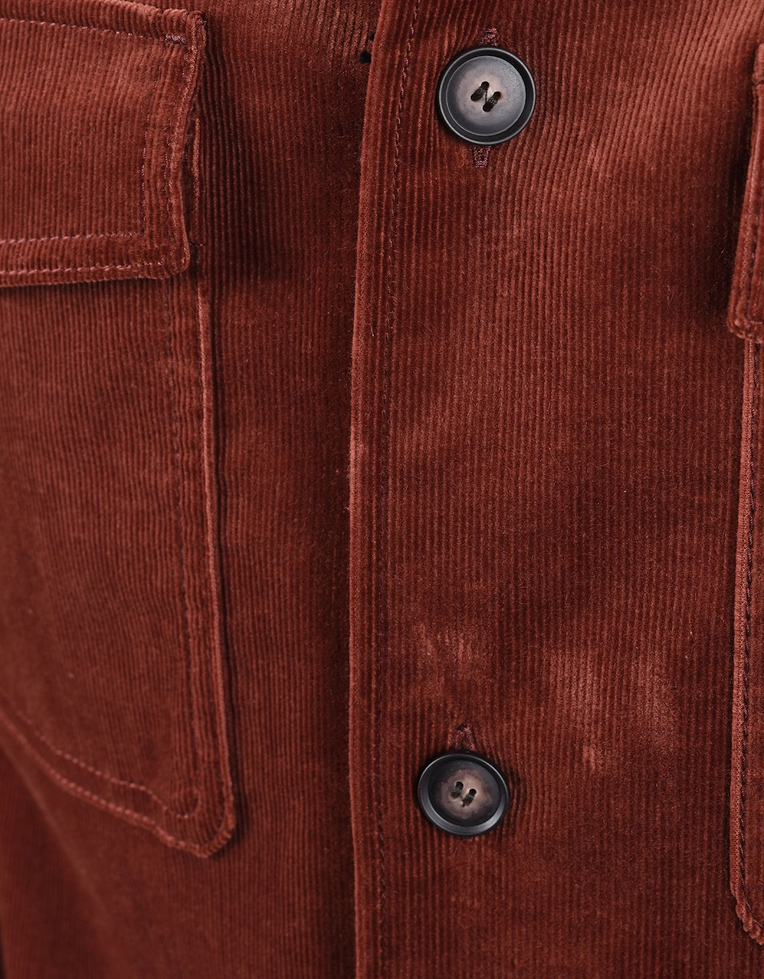 Boss Black BOSS C CARPER CORDUROY OVERSHIRT MEDIUM BROWN