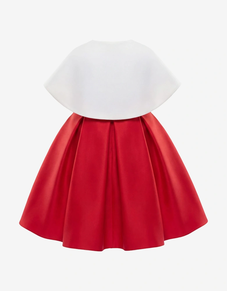 DRESS & Fleur Girls Dress and Bolero Set in Red