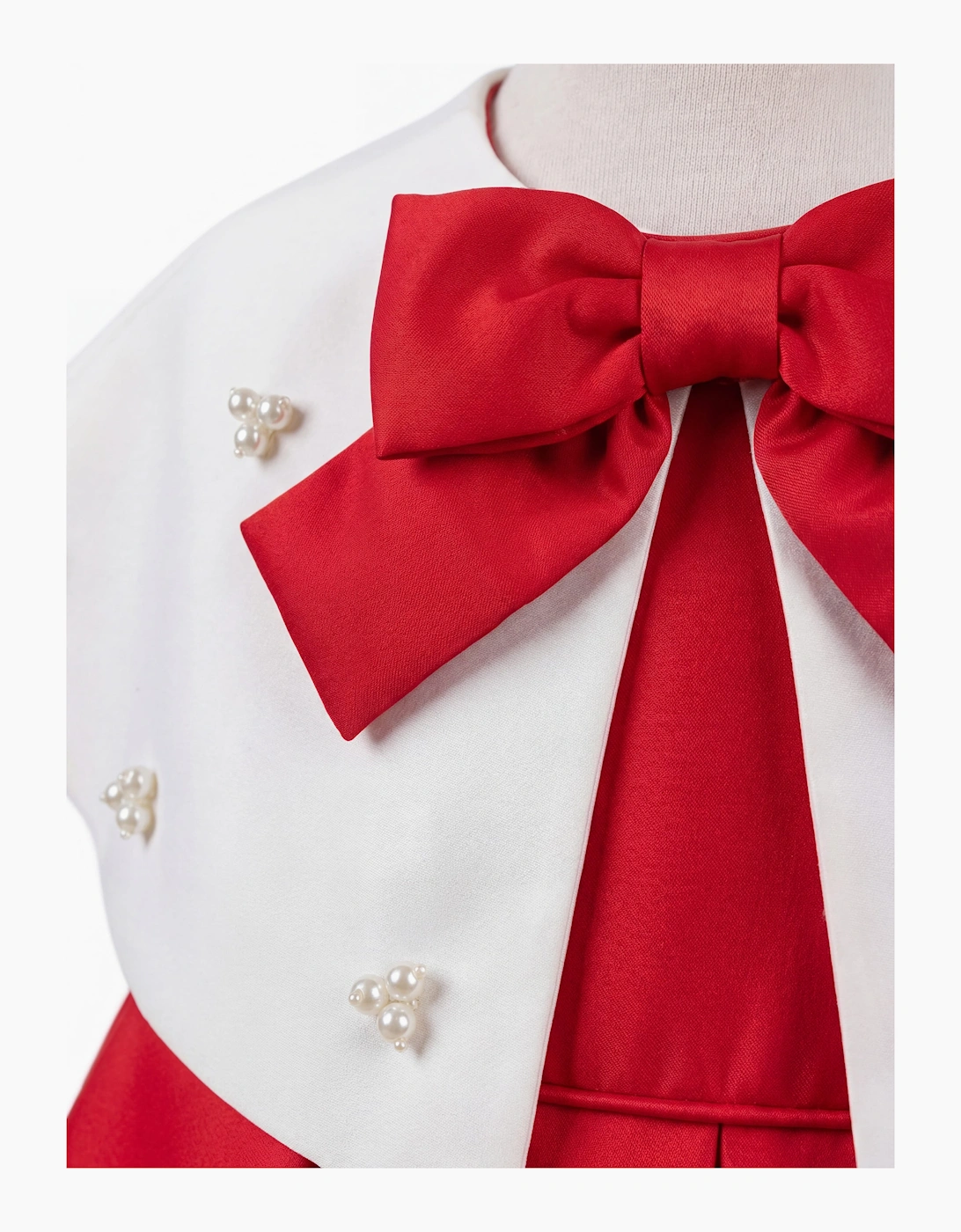 DRESS & Fleur Girls Dress and Bolero Set in Red
