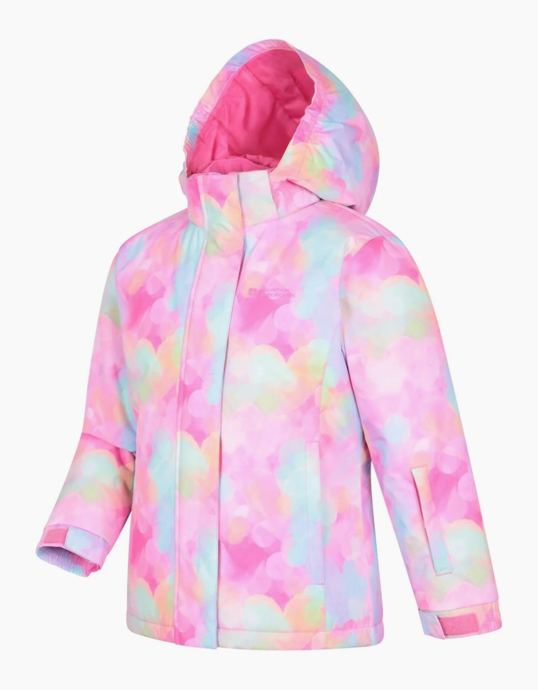 Mountain Warehouse Childrens Snowdrop Pastel Water Repellent Ski Jacket