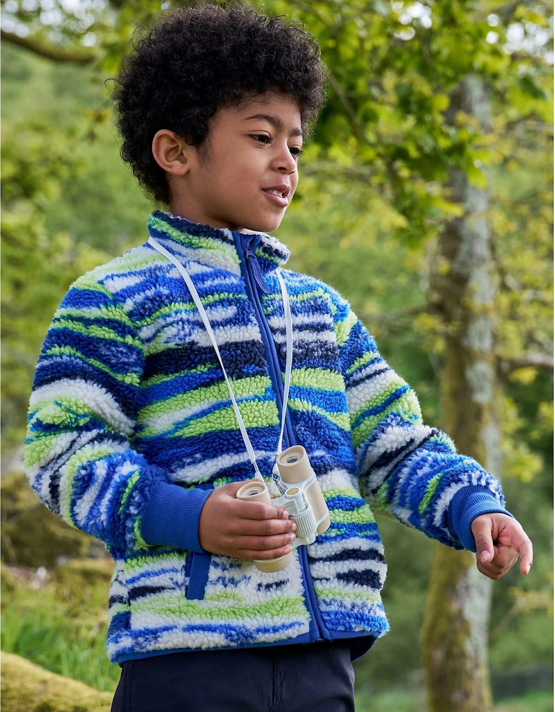 Mountain Warehouse Childrens Heron Borg Fleece Lined Jacket