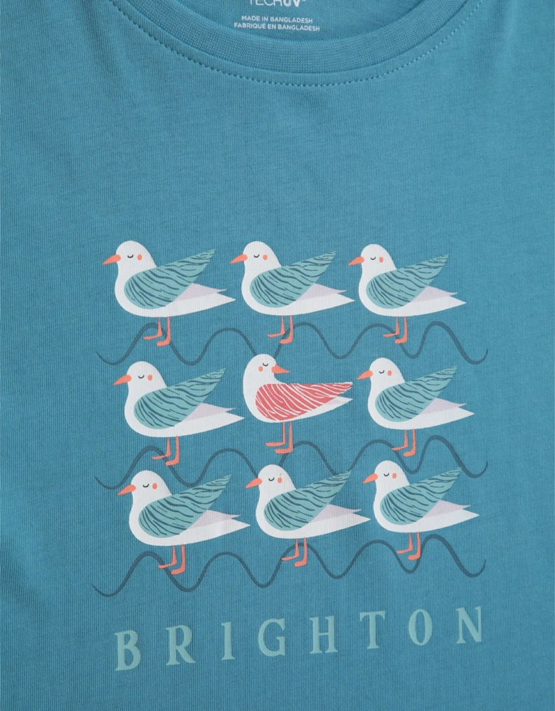 Mountain Warehouse Womens Brighton Cotton Lightweight Regular T-Shirt