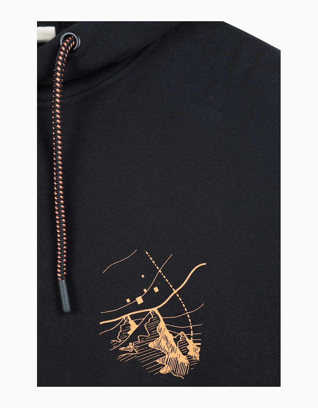 Mountain Warehouse Mens Mountain Cotton Anti-Pilling Travel Drawstring Hoodie