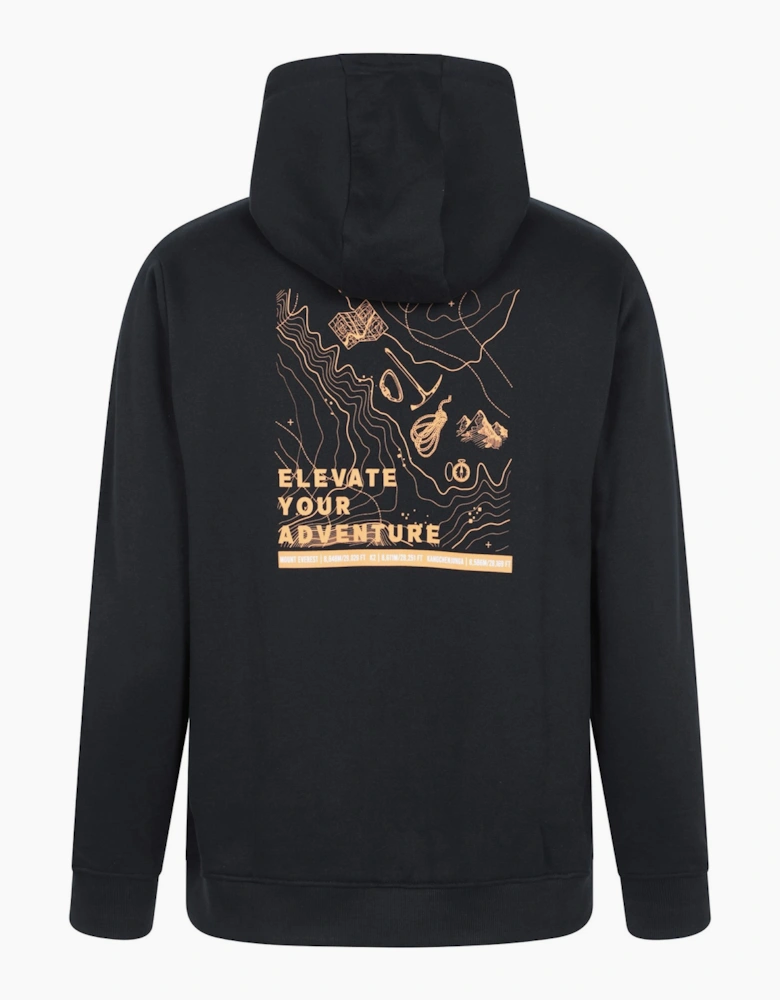 Mountain Warehouse Mens Mountain Cotton Anti-Pilling Travel Drawstring Hoodie