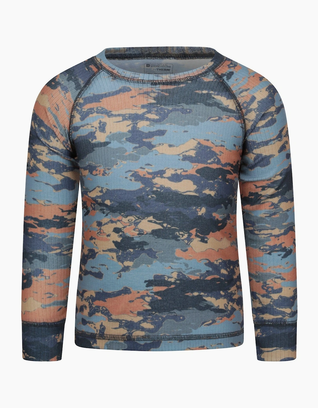 Mountain Warehouse Childrens Camouflage Lightweight Base Layer Set