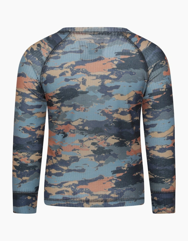 Mountain Warehouse Childrens Camouflage Lightweight Base Layer Set