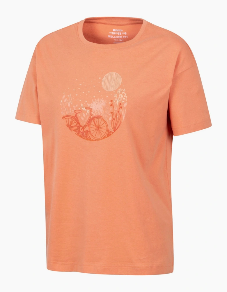 Mountain Warehouse Womens Bicycle Relaxed T-Shirt