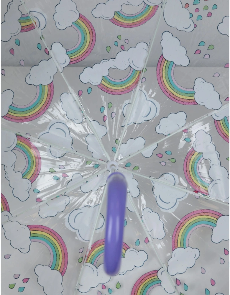 Mountain Warehouse Kids Rainbow Cloud Folding Umbrella