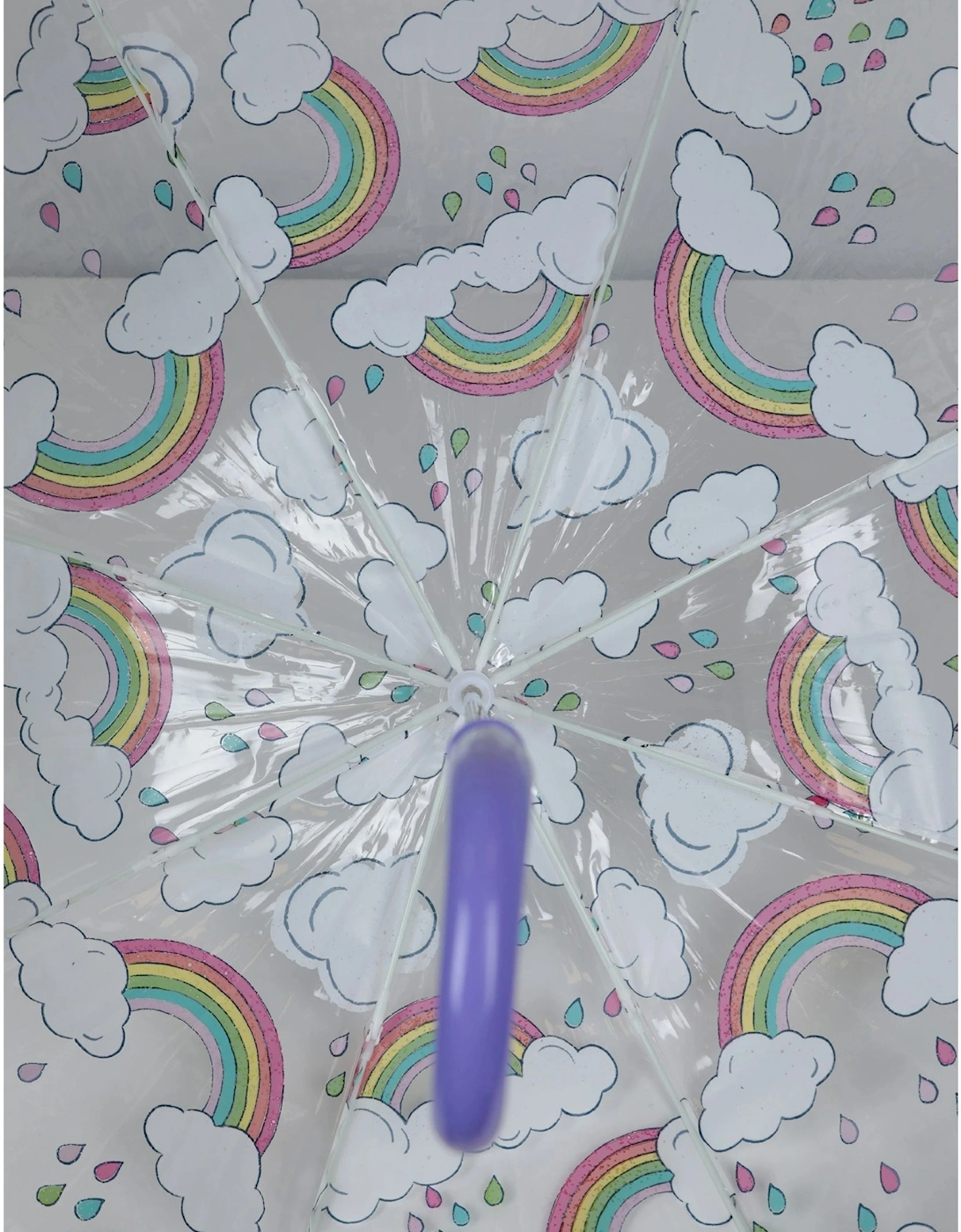 Mountain Warehouse Kids Rainbow Cloud Folding Umbrella