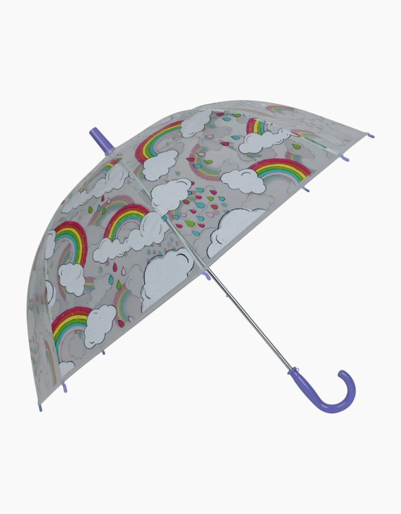Mountain Warehouse Kids Rainbow Cloud Folding Umbrella