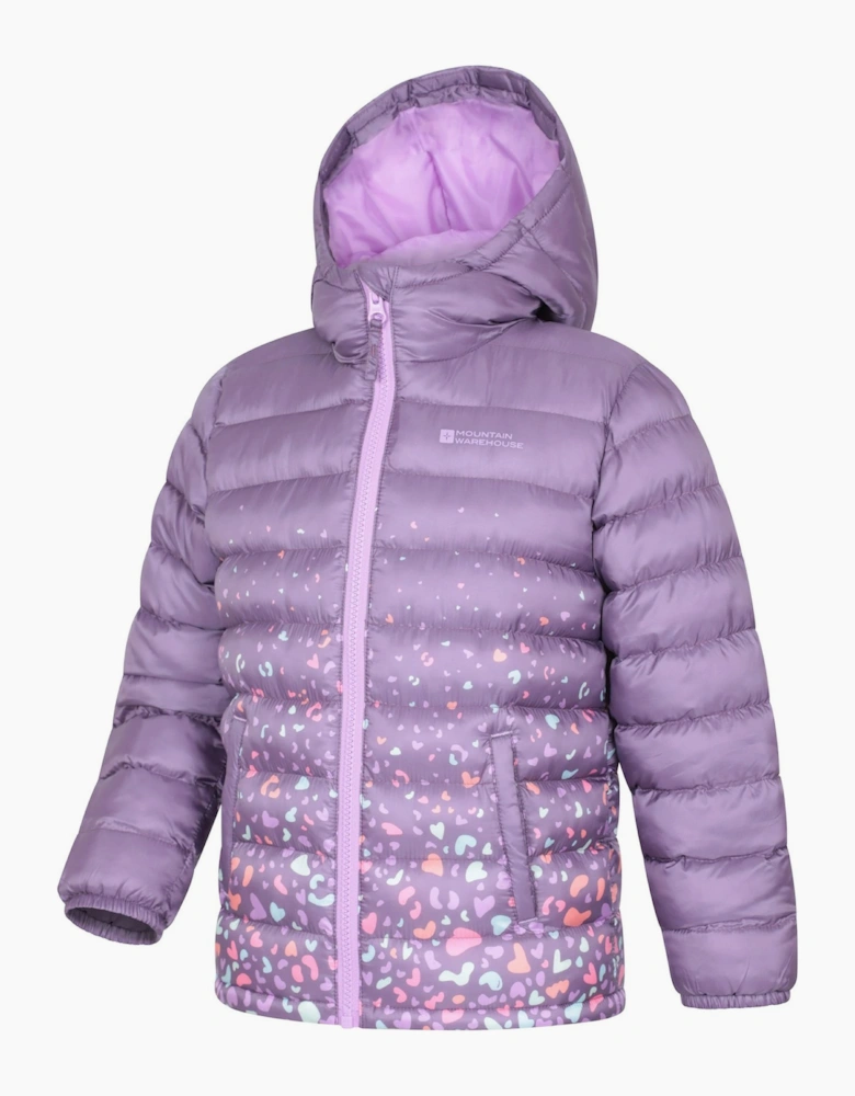 Mountain Warehouse Childrens Seasons Hearts Water Resistant Padded Jacket