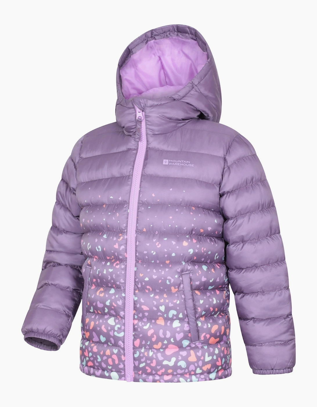 Mountain Warehouse Childrens Seasons Hearts Water Resistant Padded Jacket