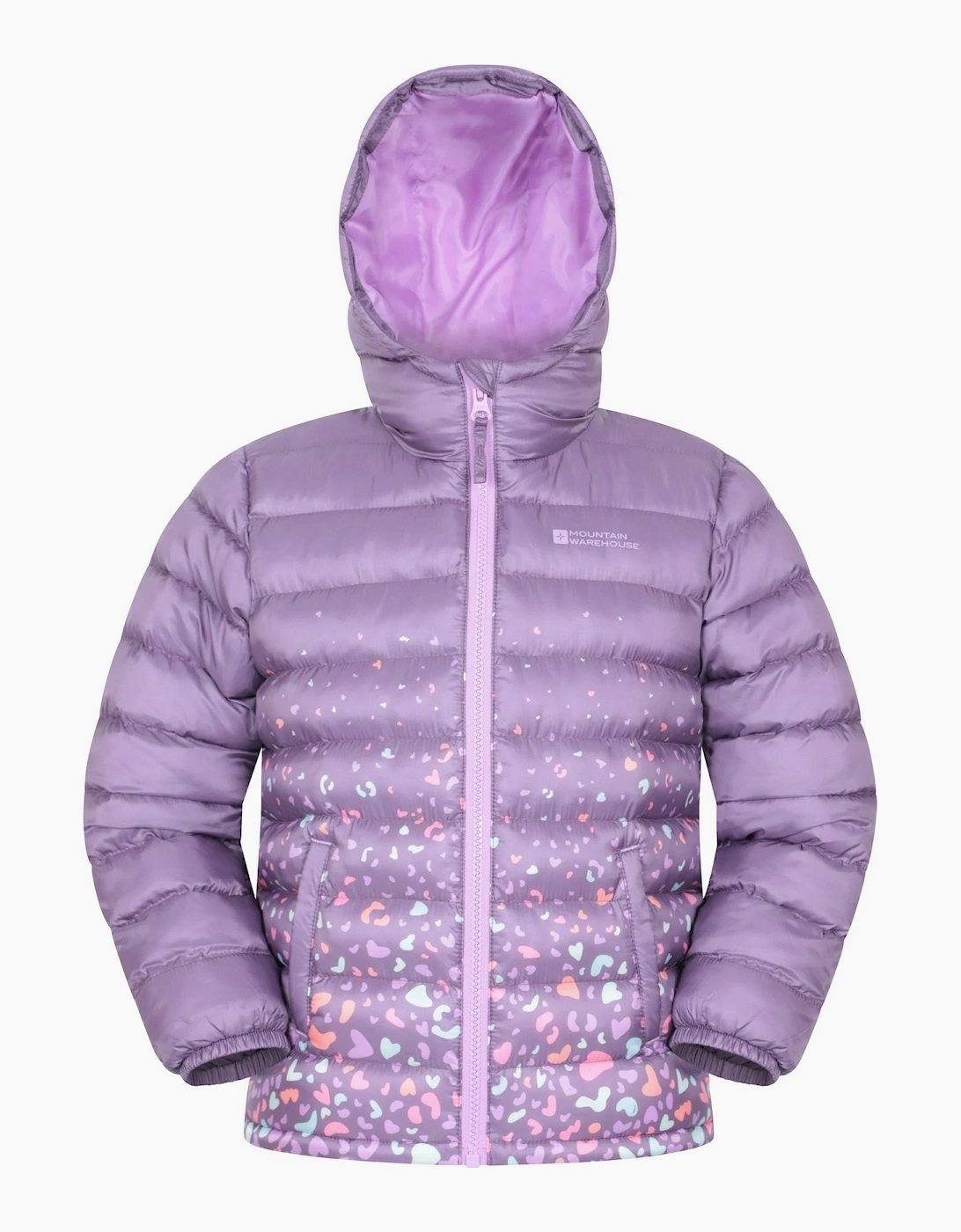 Mountain Warehouse Childrens Seasons Hearts Water Resistant Padded Jacket