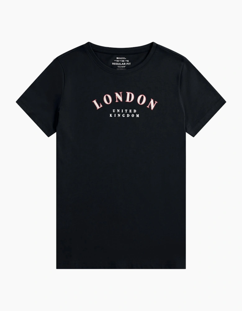 Mountain Warehouse Womens London Graphic Print Short-Sleeved T-Shirt