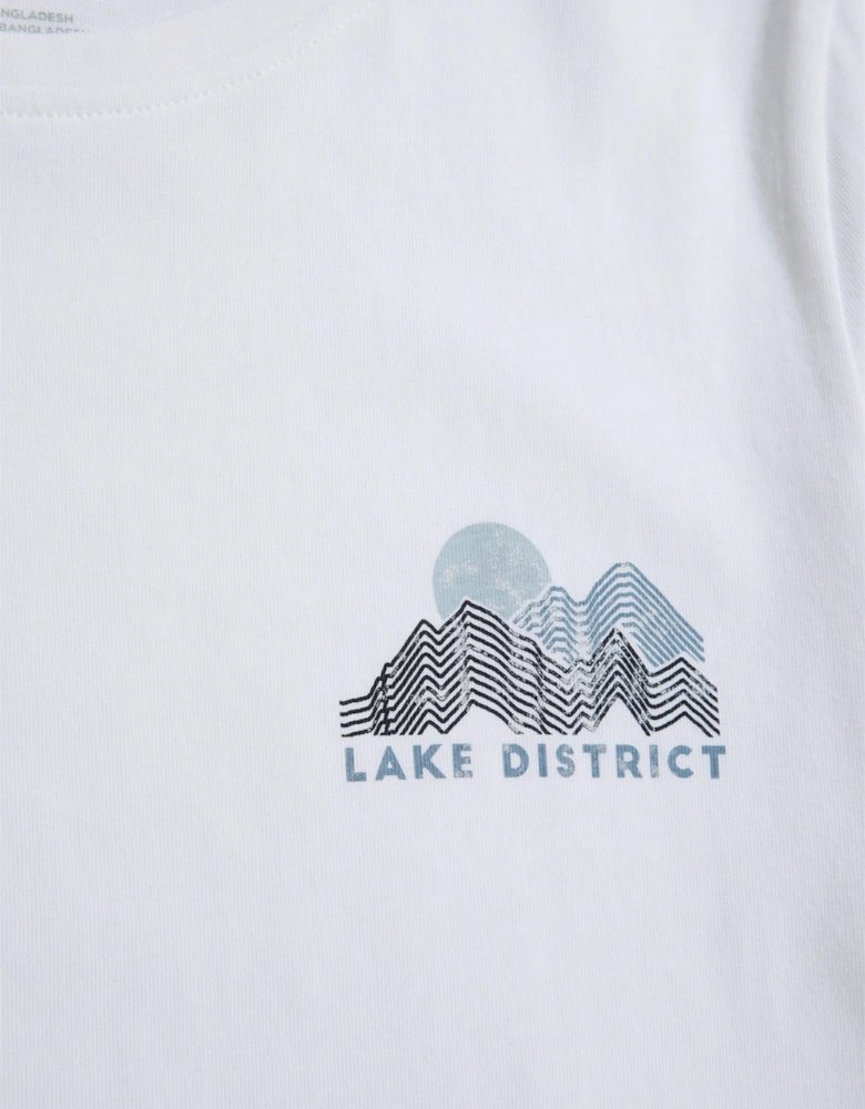 Mountain Warehouse Women's Lake District Graphic Print Cotton T-Shirt