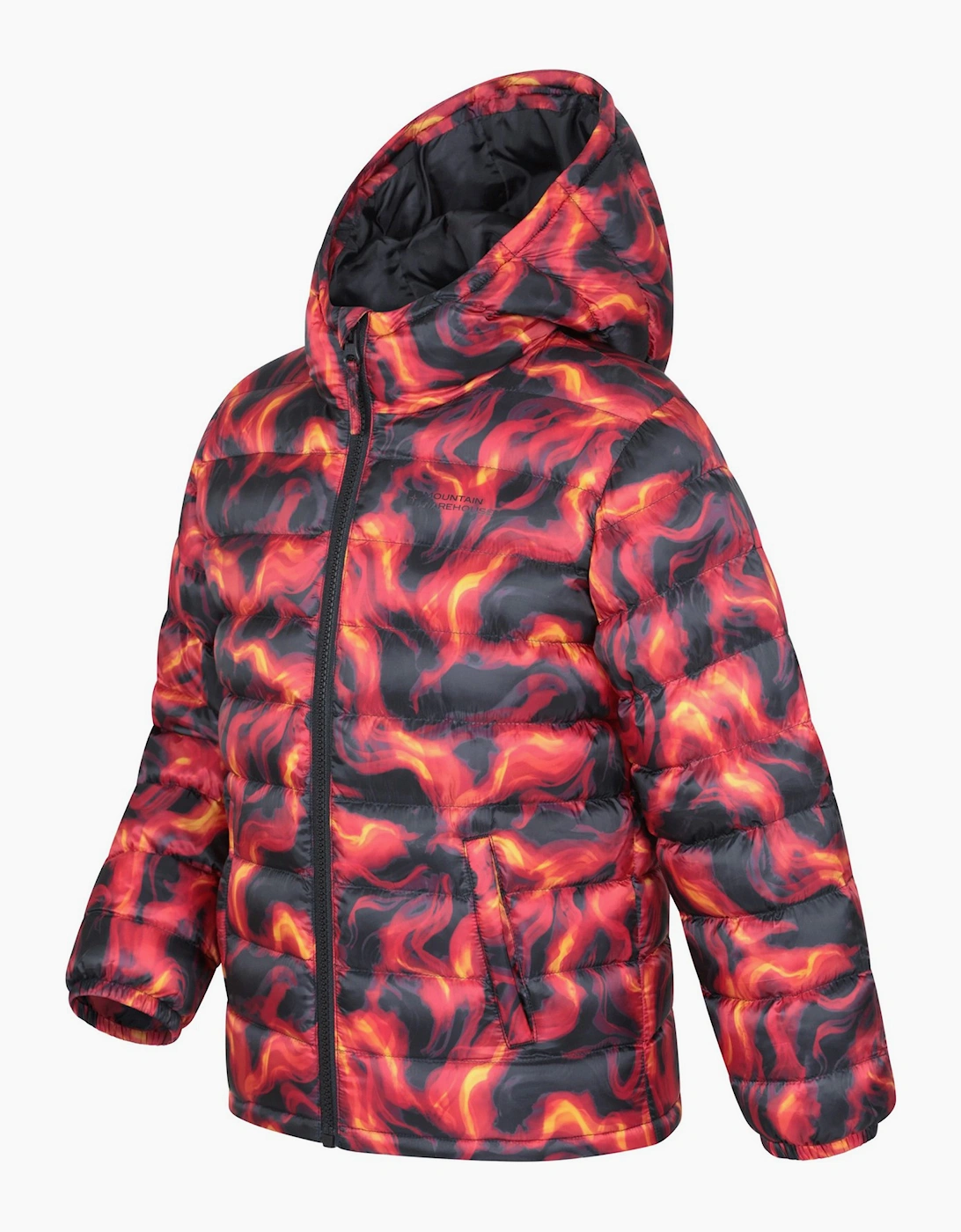 Mountain Warehouse Childrens Colour Flame Water Resistant Padded Jacket