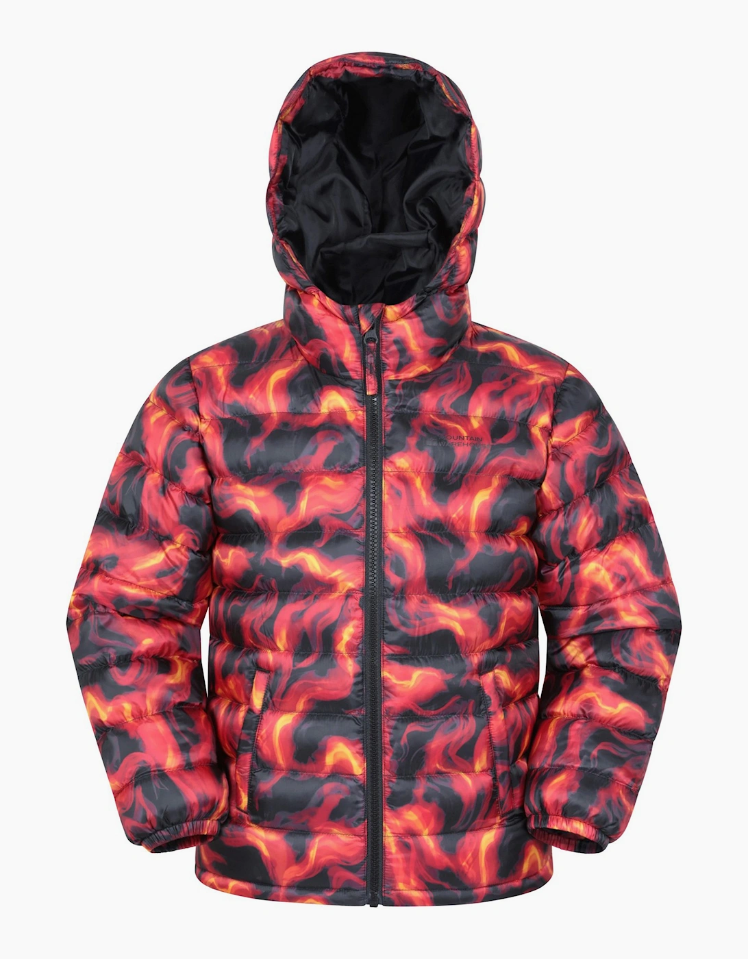Mountain Warehouse Childrens Colour Flame Water Resistant Padded Jacket