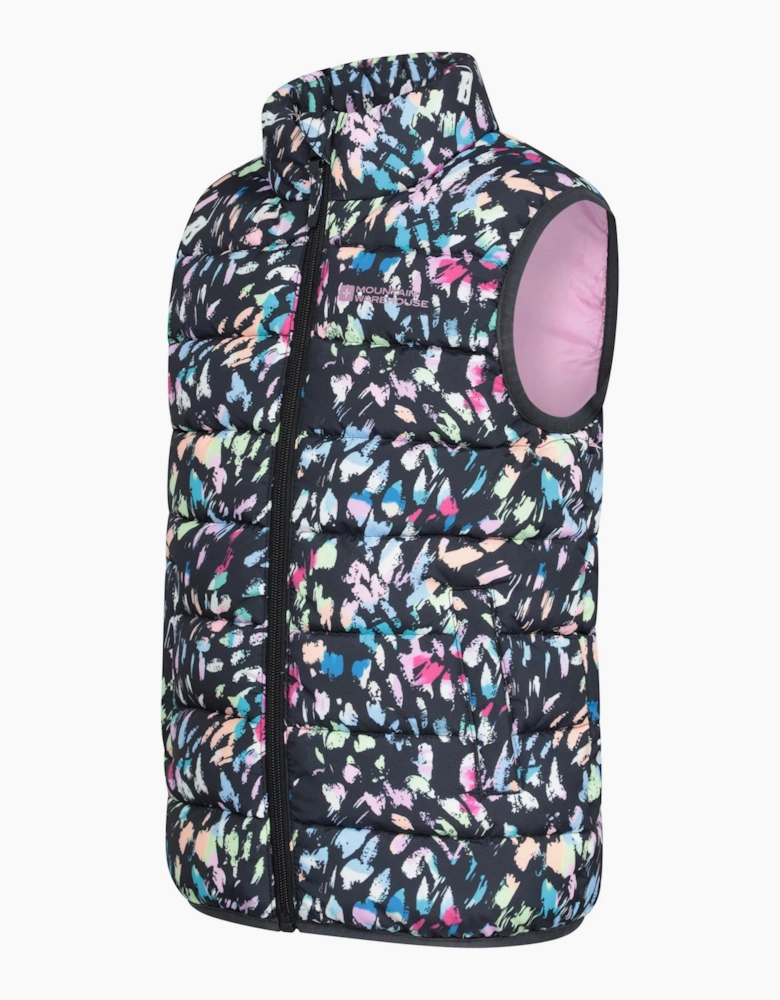 Mountain Warehouse Childrens/Kids Rocko Printed Padded Gilet