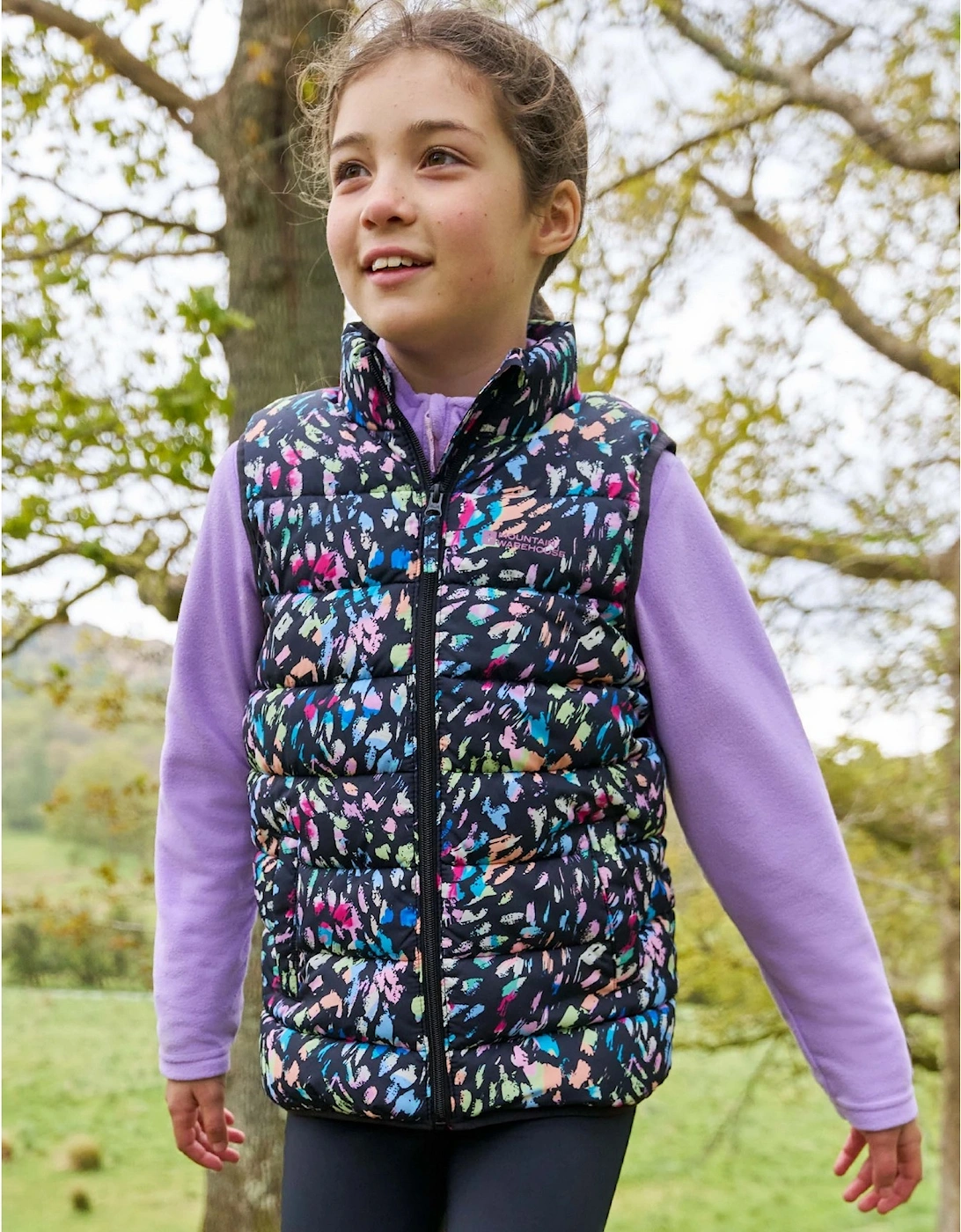Mountain Warehouse Childrens/Kids Rocko Printed Padded Gilet