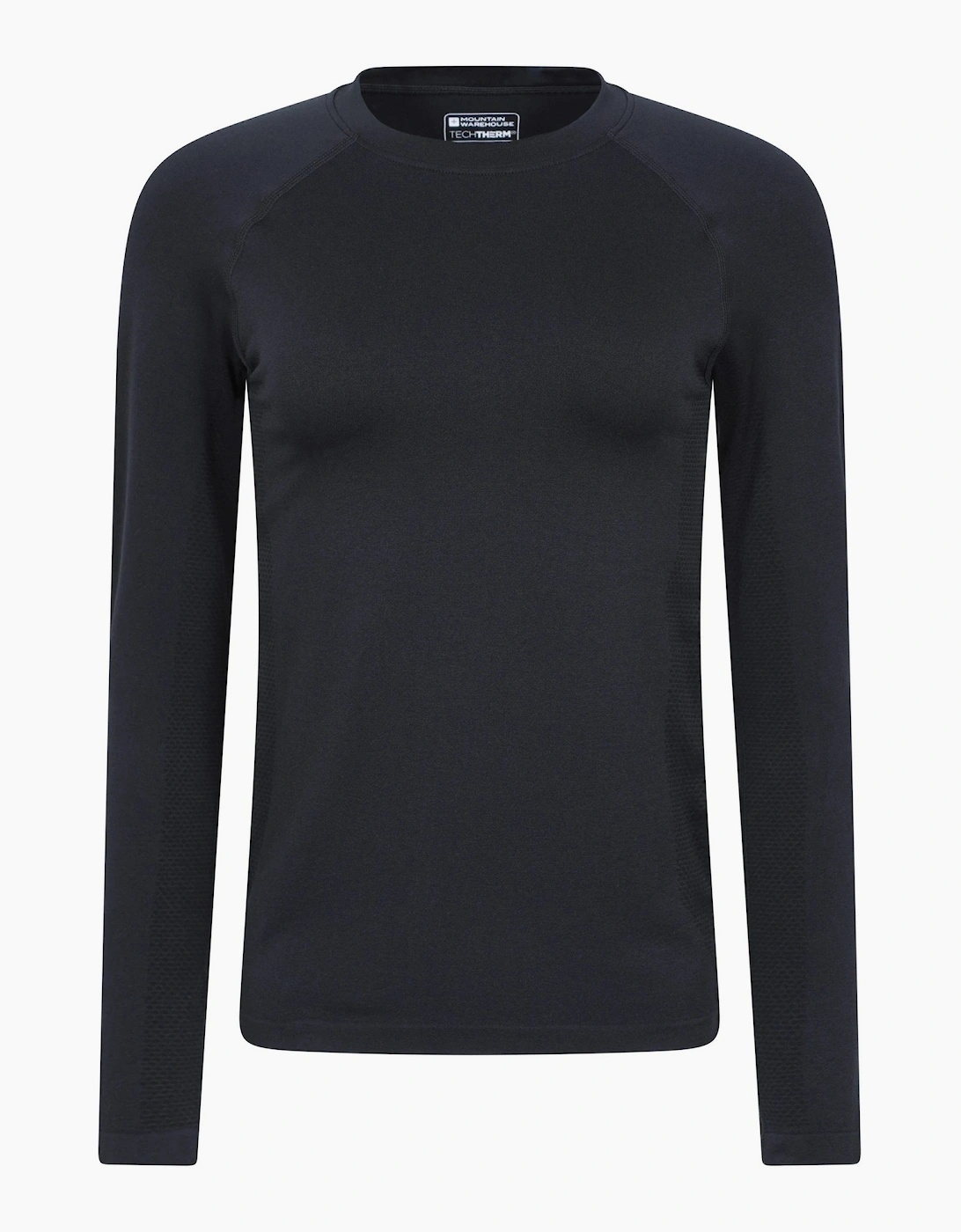 Mountain Warehouse Womens Active Seamless Fitted Raglan Long-Sleeved Base Layer Top
