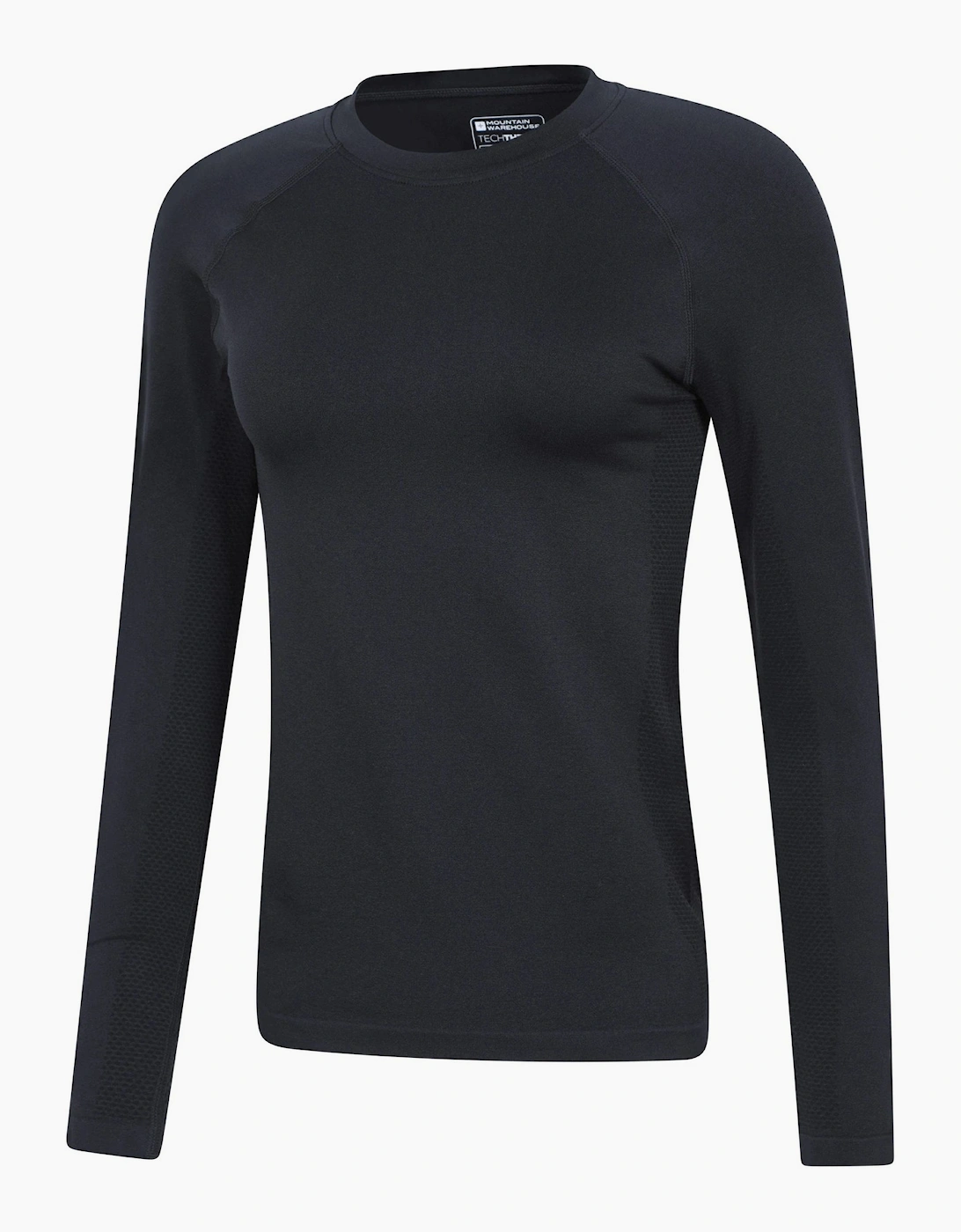 Mountain Warehouse Womens Active Seamless Fitted Raglan Long-Sleeved Base Layer Top