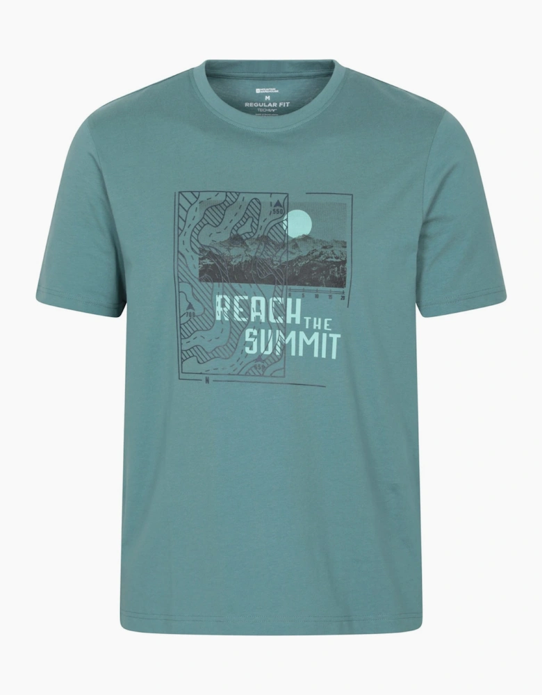 Mountain Warehouse Mens Reach The Summit Lightweight T-Shirt