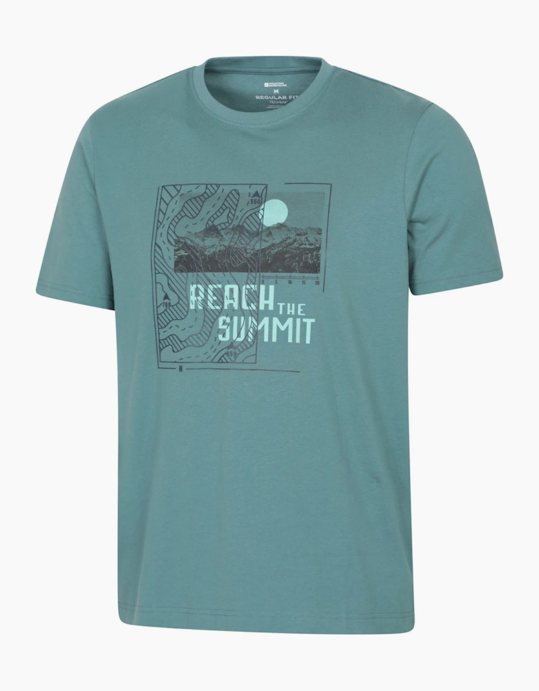 Mountain Warehouse Mens Reach The Summit Lightweight T-Shirt
