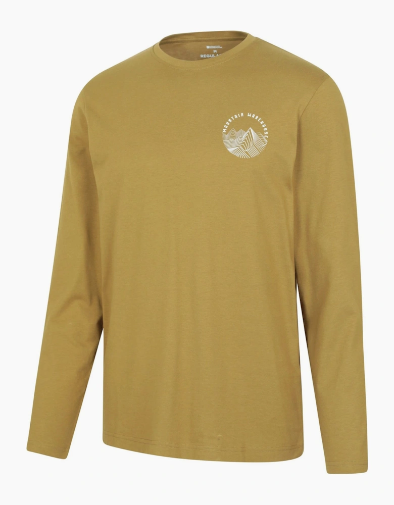 Mountain Warehouse Mens Mountain View UPF 50+ Long-Sleeved T-Shirt