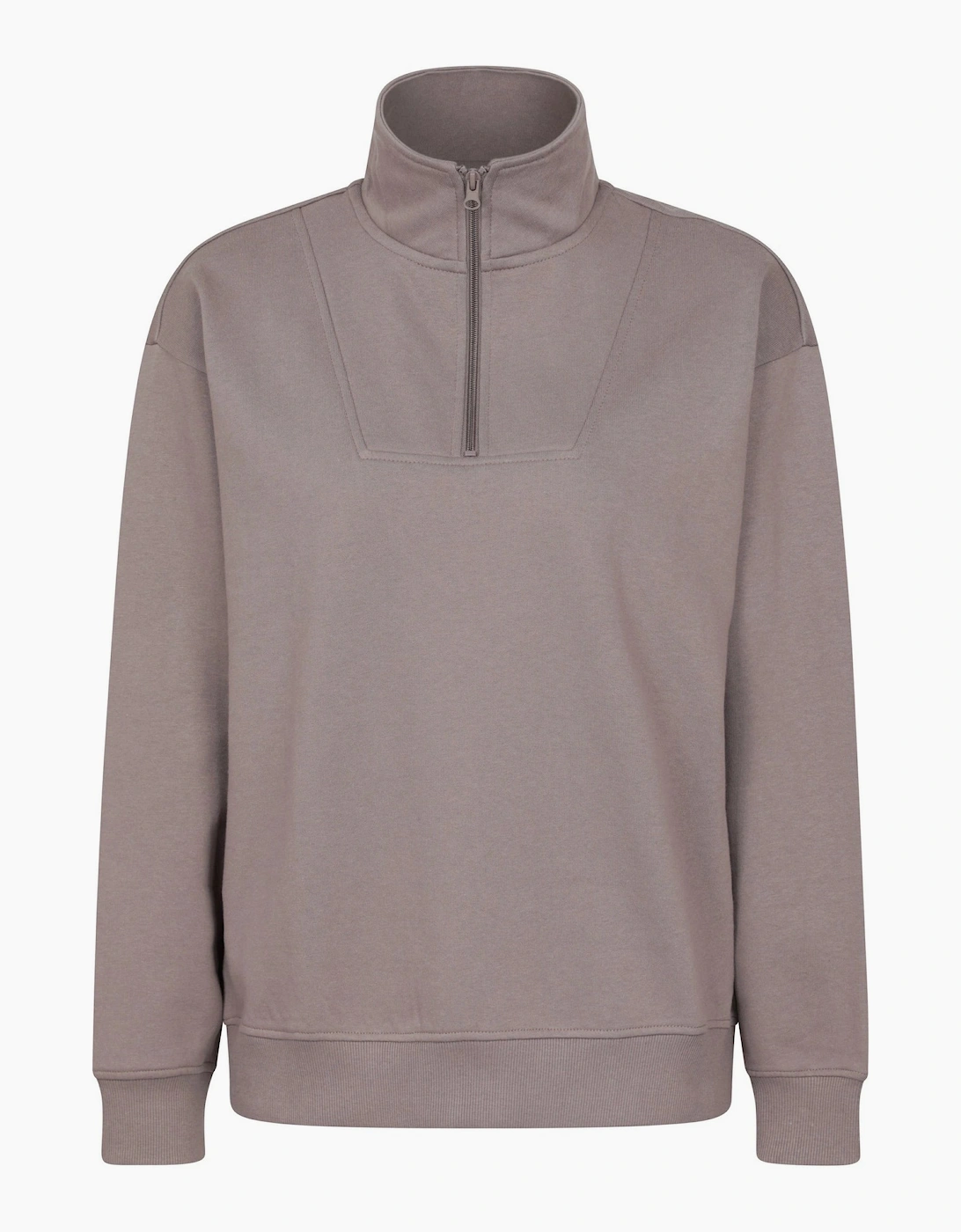 Mountain Warehouse Womens Zip Neck Relaxed Fit Sweatshirt