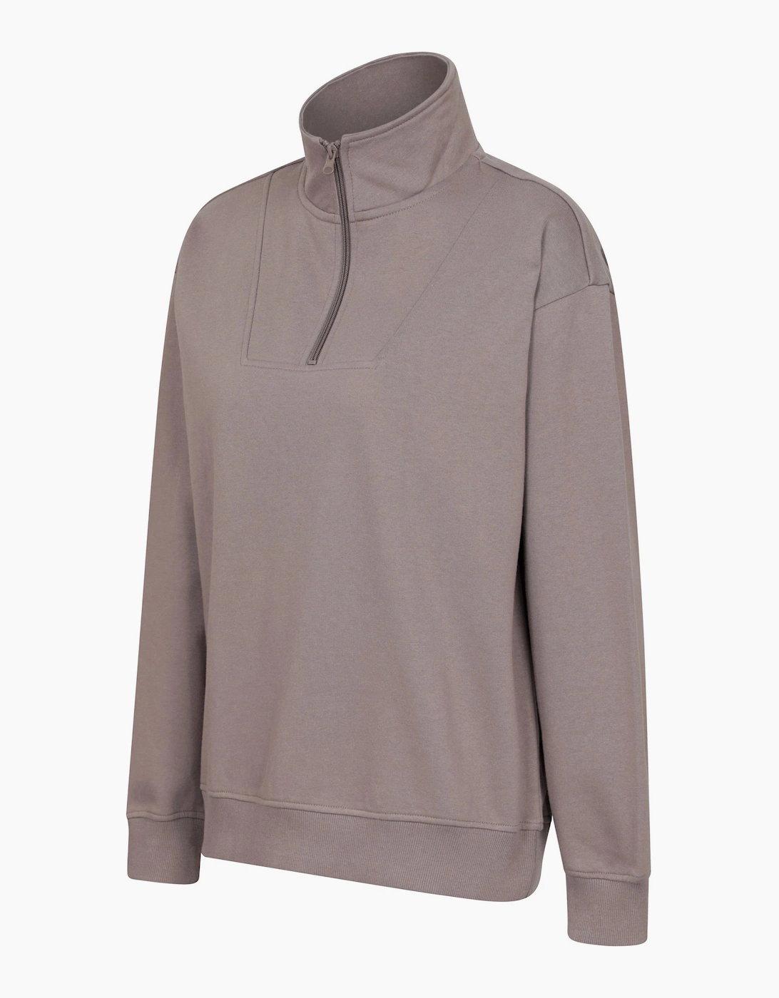 Mountain Warehouse Womens Zip Neck Relaxed Fit Sweatshirt