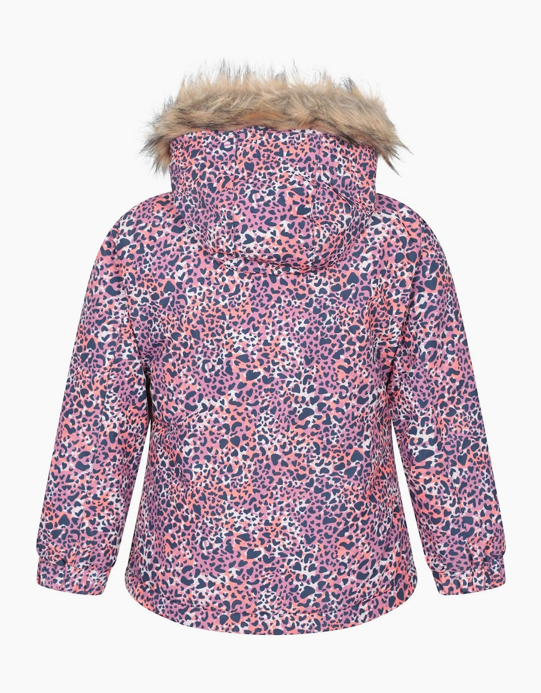 Mountain Warehouse Childrens/Kids Glacial Water Resistant Leopard Print Skiing Ski Jacket
