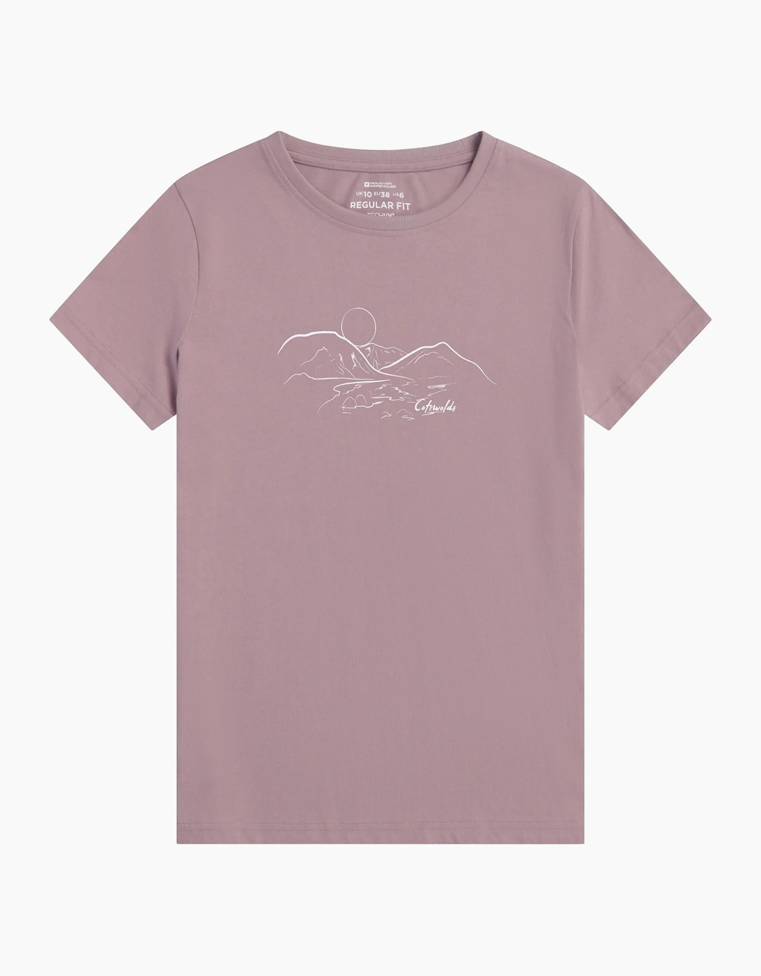 Mountain Warehouse Womens Cotswolds Landscape Cotton T-Shirt