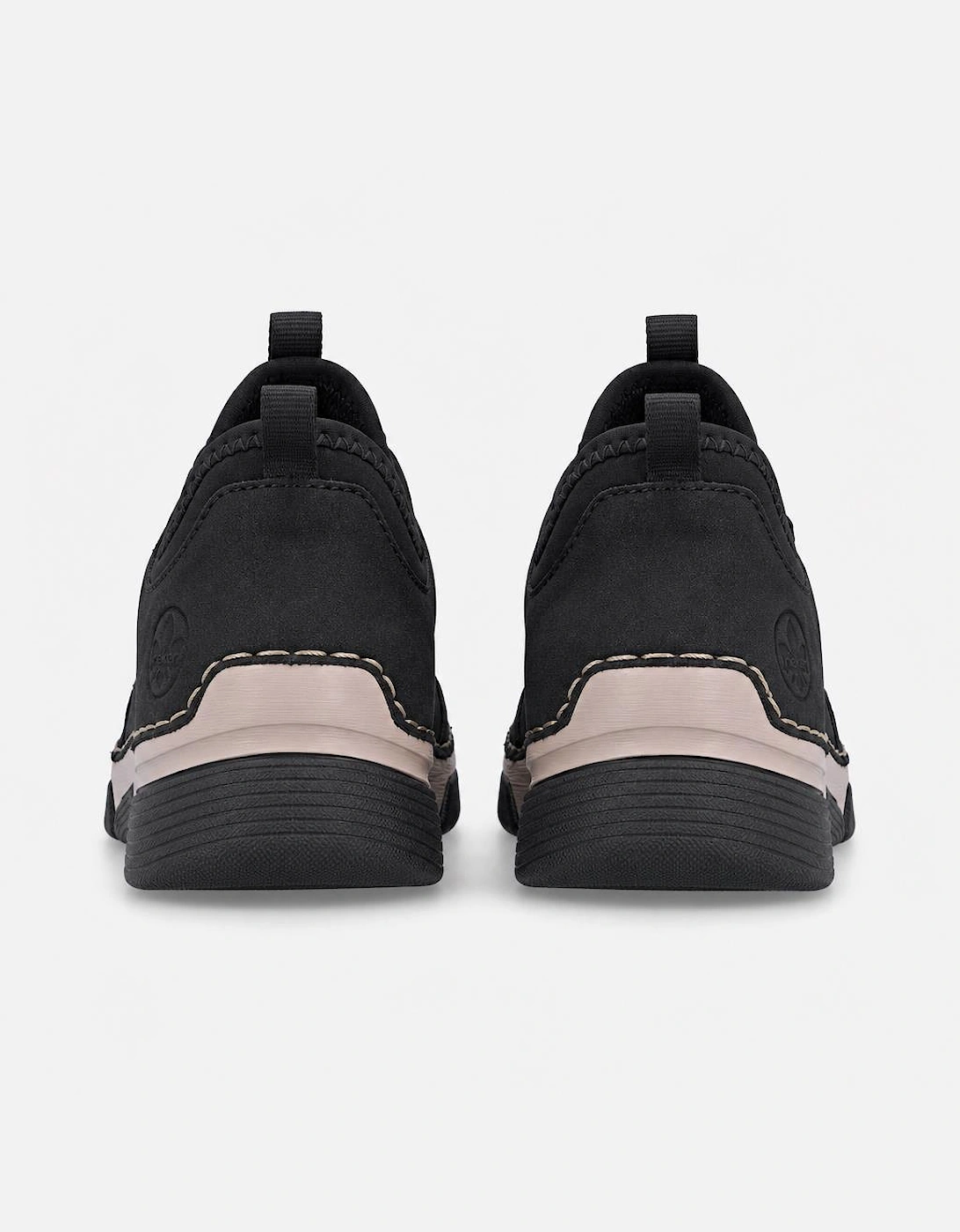 Rieker 45976 Womens Slip-On Trainers Black