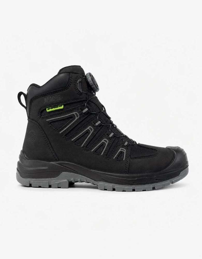 Apache Fort Unisex Composite Toe Safety Boots Black