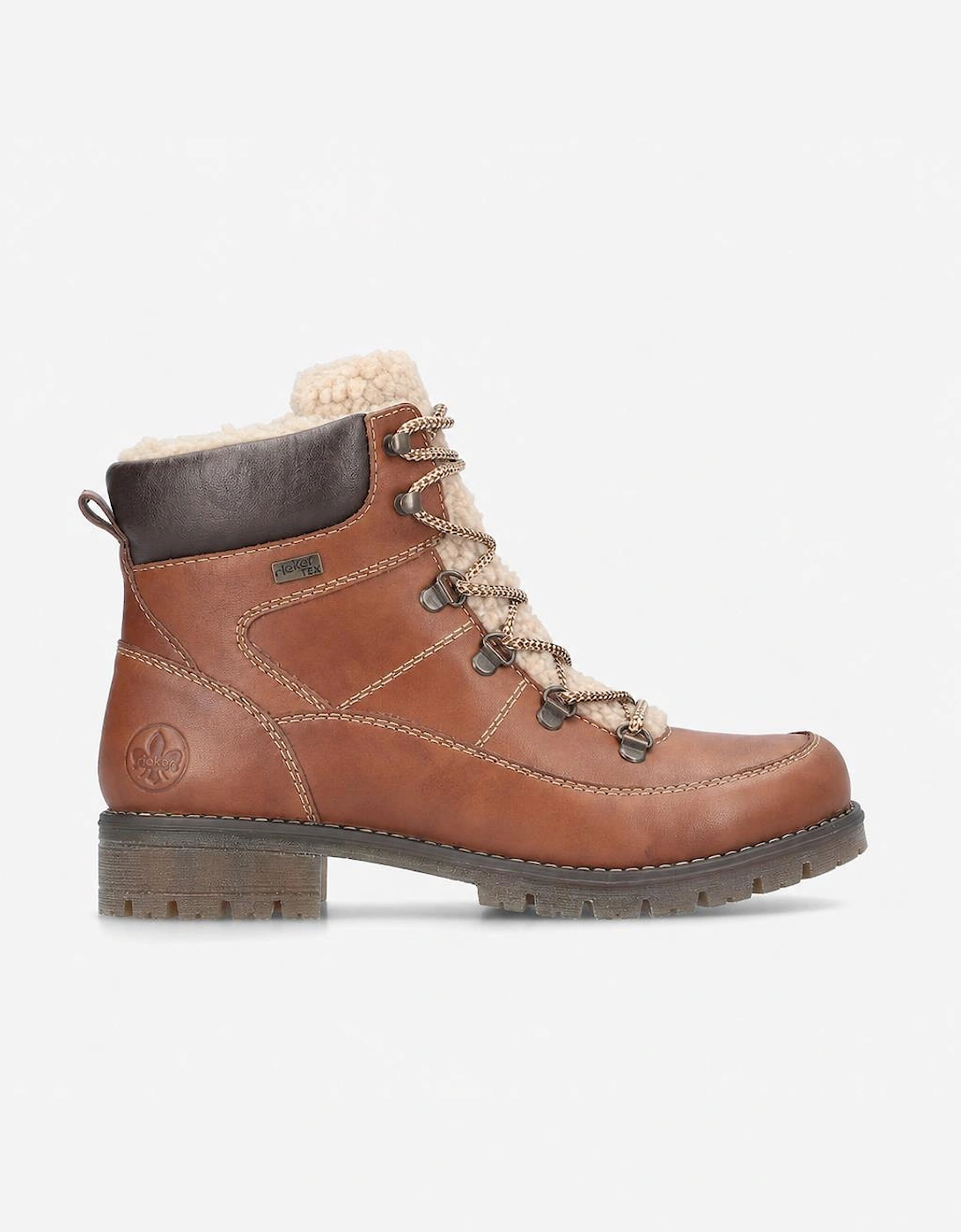 Rieker 79523 Womens Ankle Boots Nut-Antique/Clay