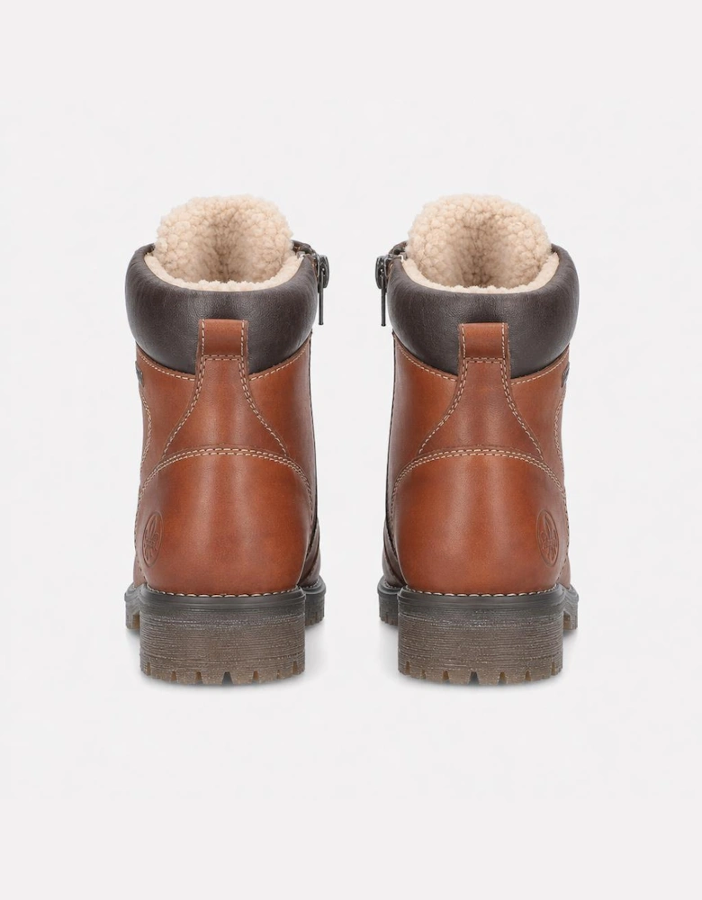 Rieker 79523 Womens Ankle Boots Nut-Antique/Clay