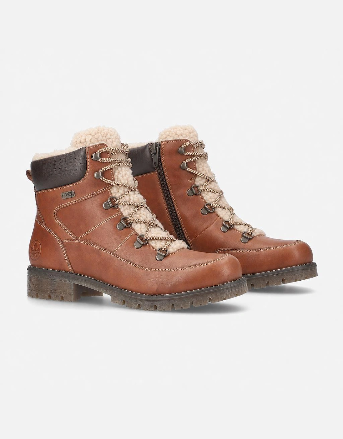 Rieker 79523 Womens Ankle Boots Nut-Antique/Clay